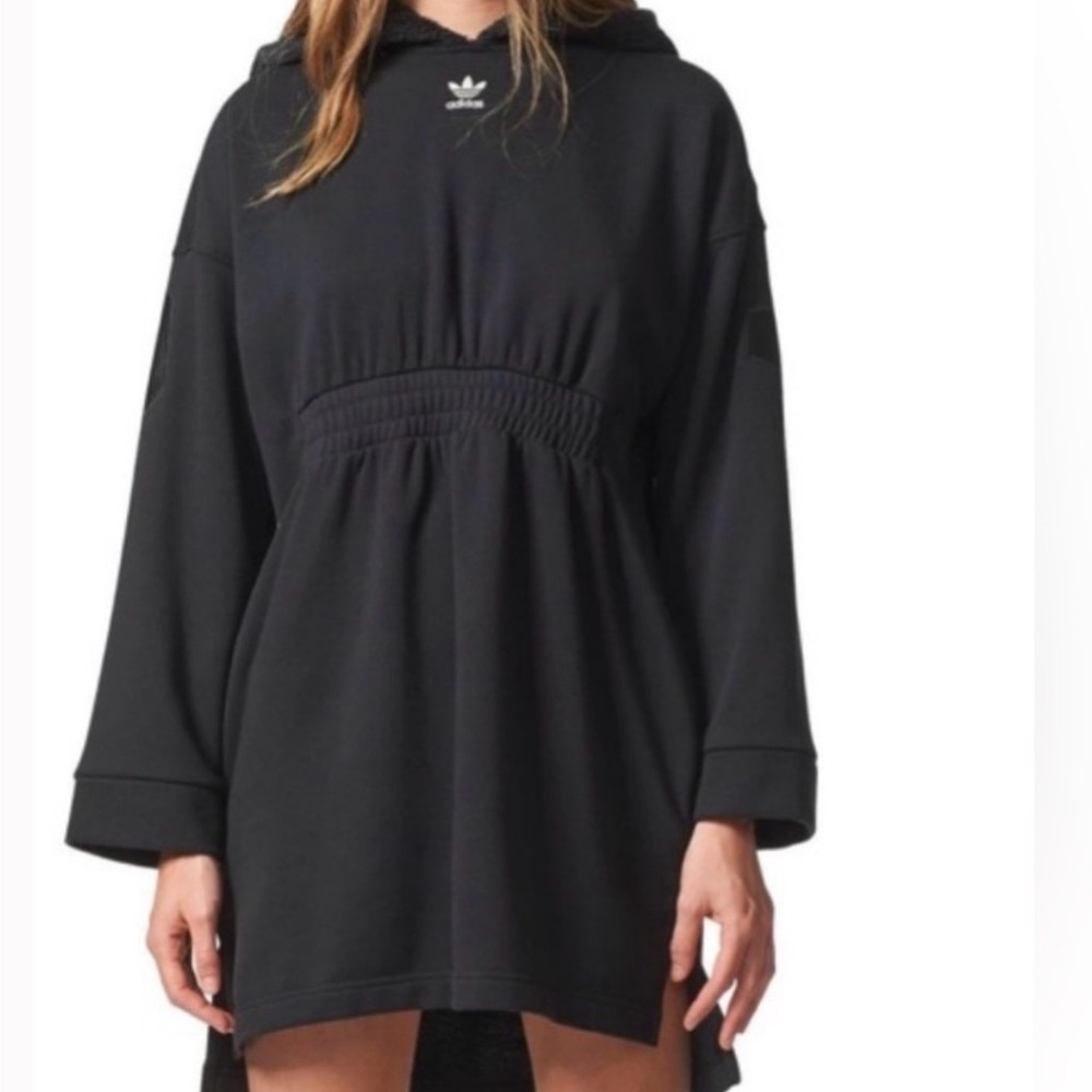 Adidas Black Hooded Dress